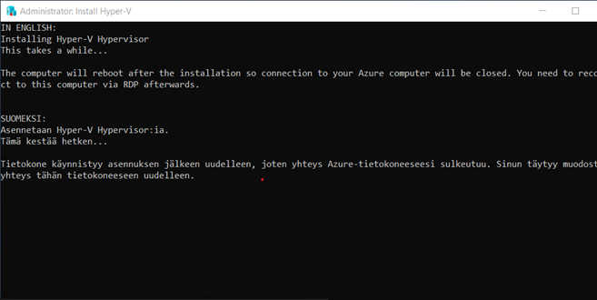 Hypervisor Installation