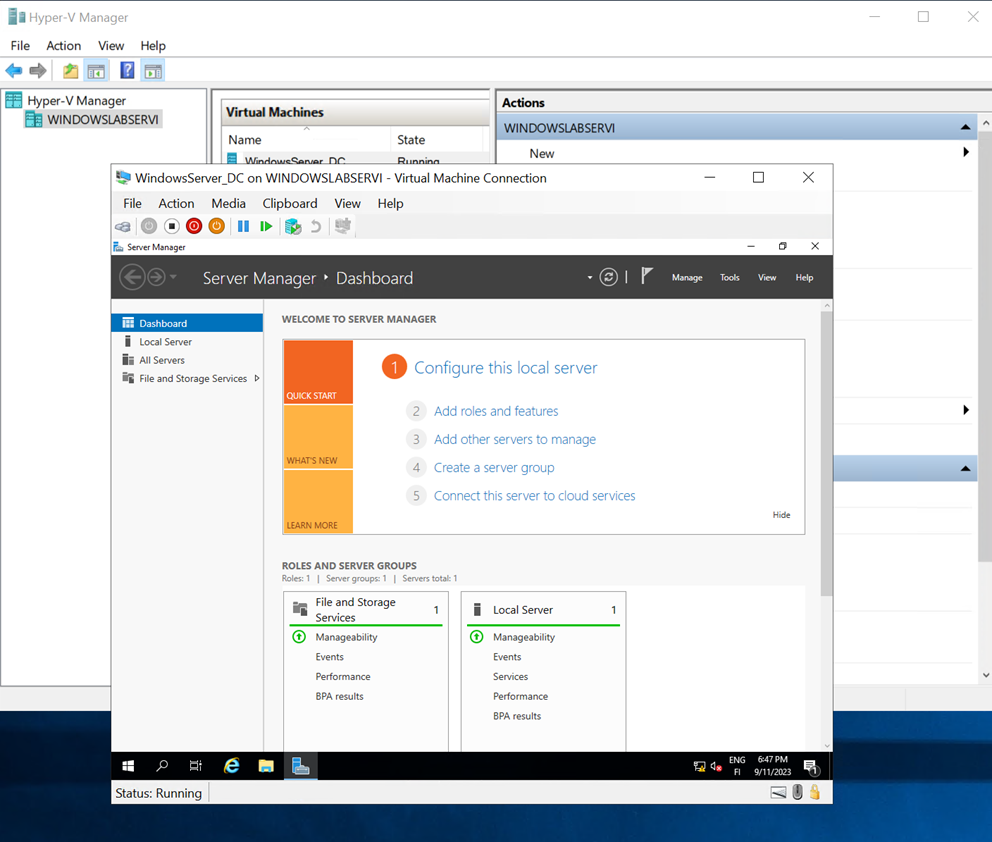 Networking and Domain Configuration
