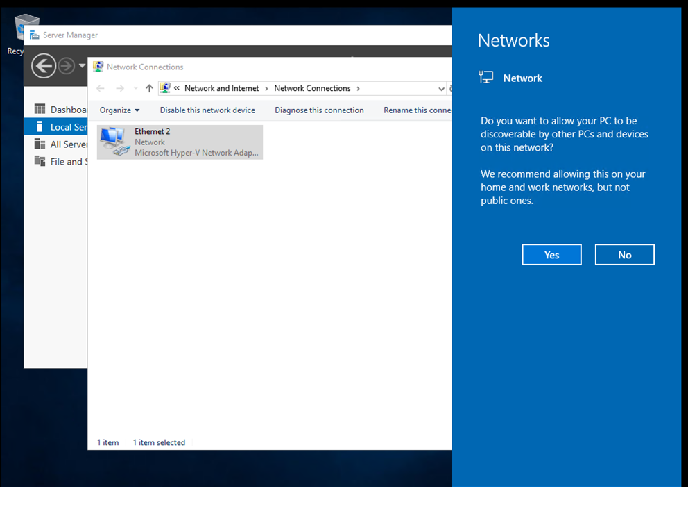 Networking and Domain Configuration
