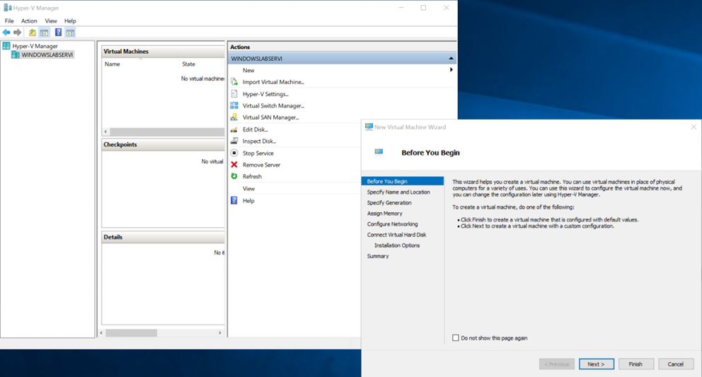 Creating Virtual Machines