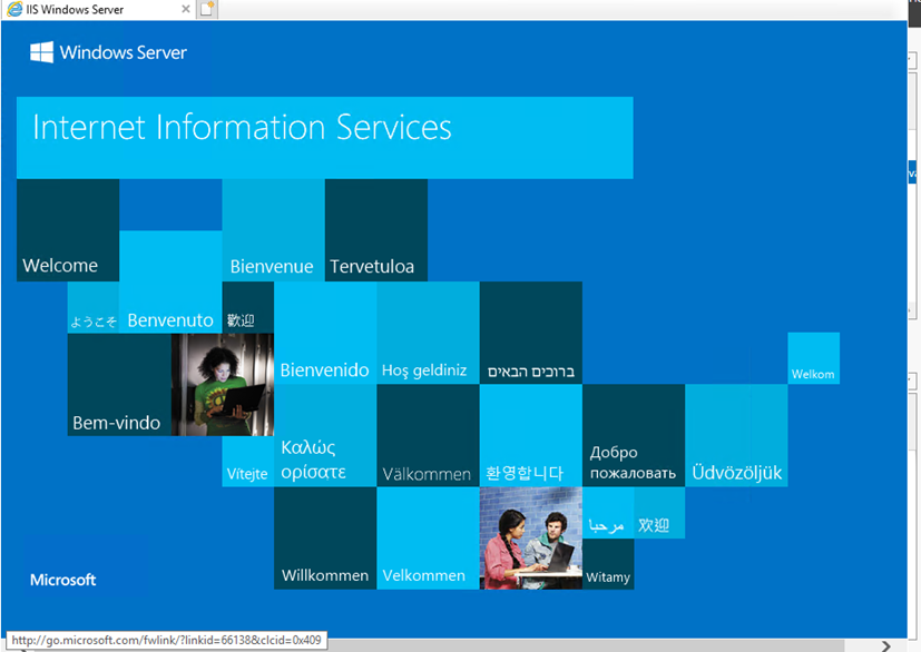 IIS Configuration and Test Web Pages