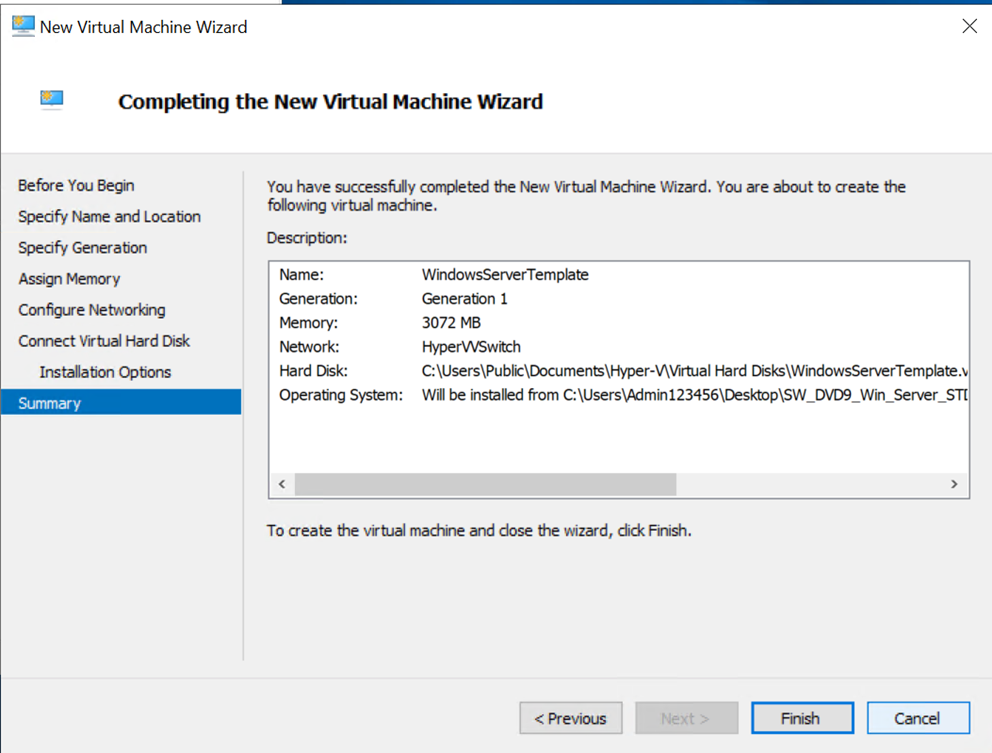 Creating Virtual Machines