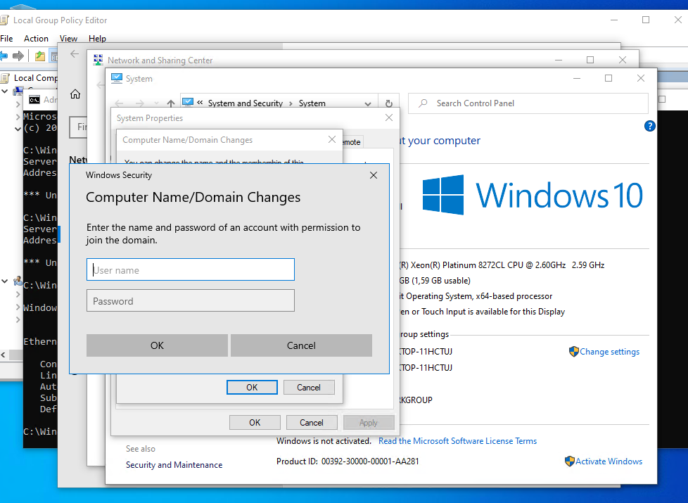 Client Setup and Domain Integration